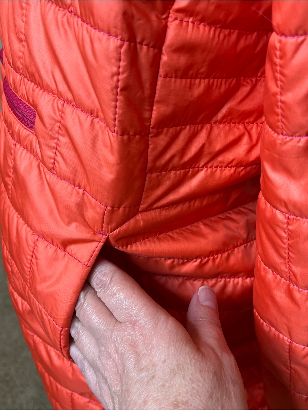 Patagonia Nano Bivy Pullover Jacket Women's M Coral Fushia EUC - Picture 6 of 10